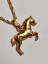 Vintage 18k Gold Horse Charm