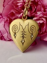 Antique French Heart Locket in FIX