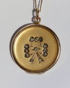 Edwardian Rhinestone Bow Locket