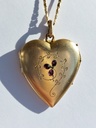 Belle Epoque French heart locket