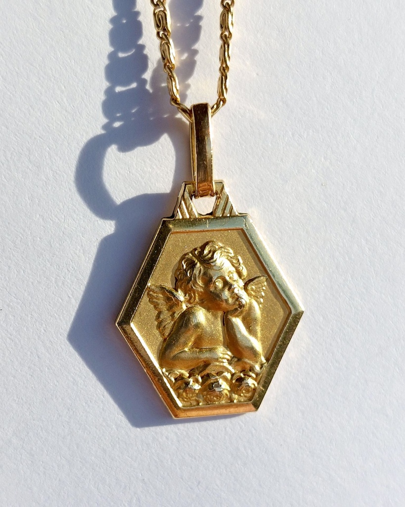 Mid-century Cherub Pendant