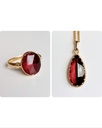 Layaway payment #1 - Antique Perpignan garnet ring & pendant