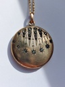 Antique Shooting Stars Locket W&H Co
